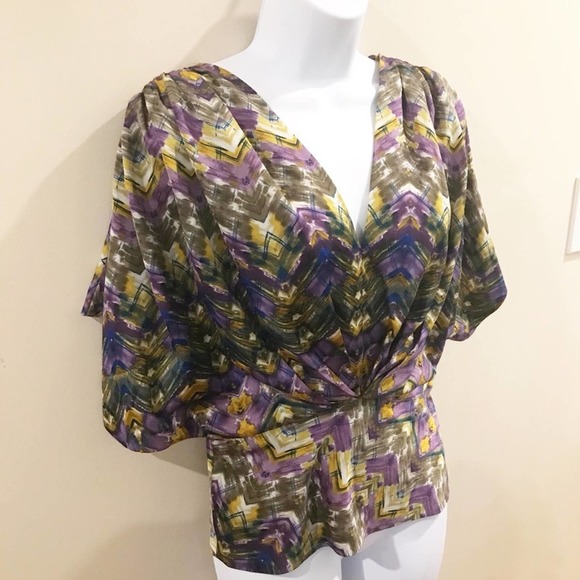 Anthropologie Fei Dolman Sleeve Kimono Top Small - Picture 2 of 13